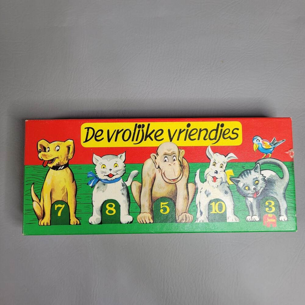 Vintage Marble Game from the 60s/70s De Vrolijke Vriendjes, The Happy Friends